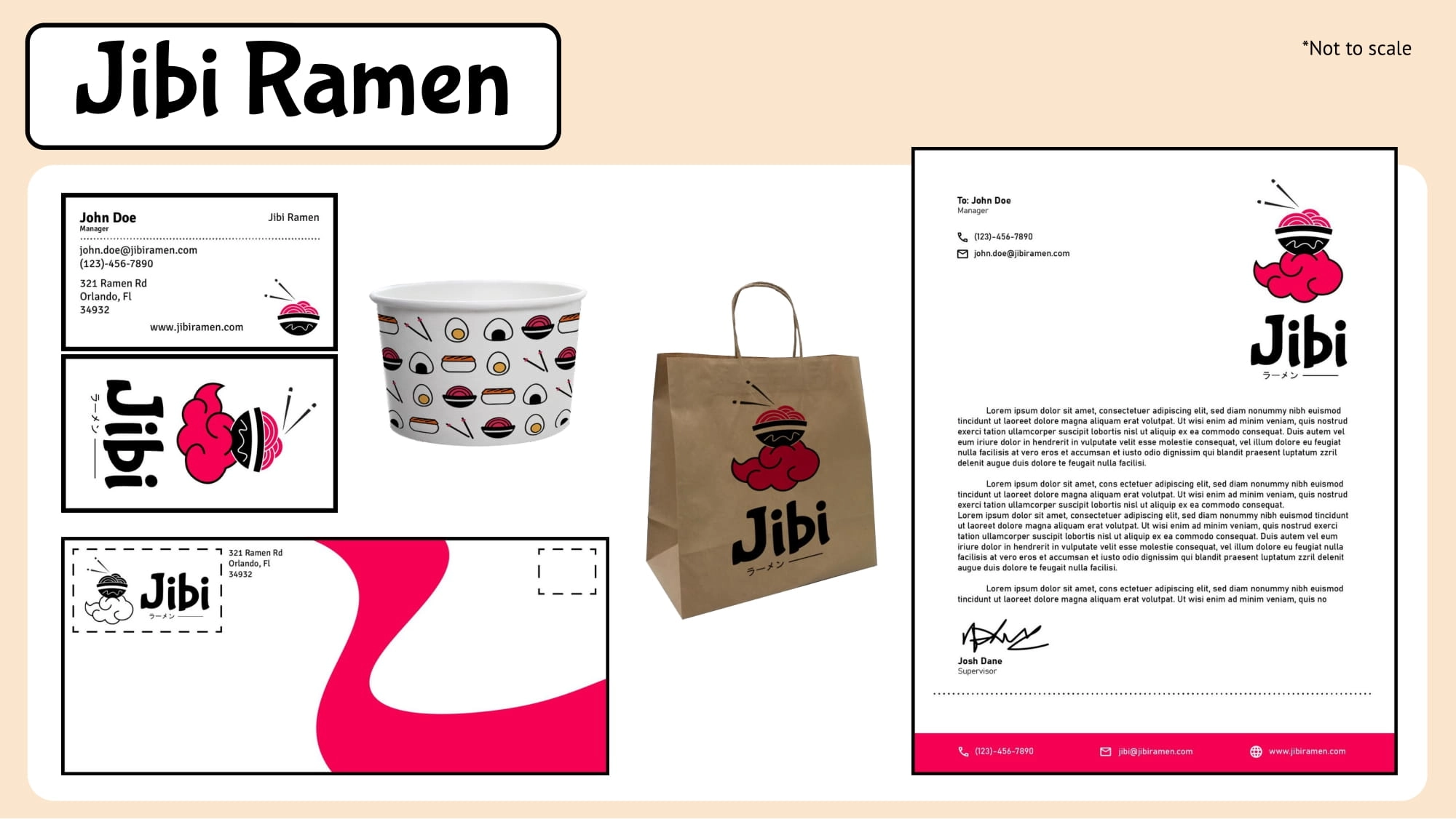 Jibi Ramen Branding